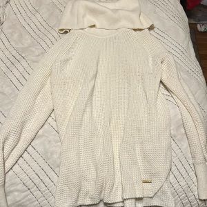 White MK sweater